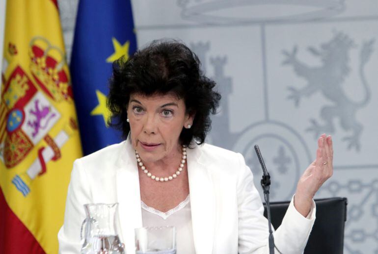 La portaveu del Govern, Isabel Celaá