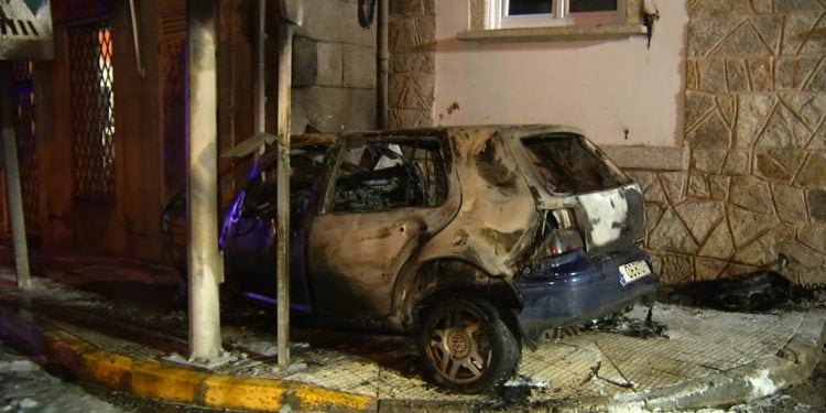 Coche Calcinado./ TVG