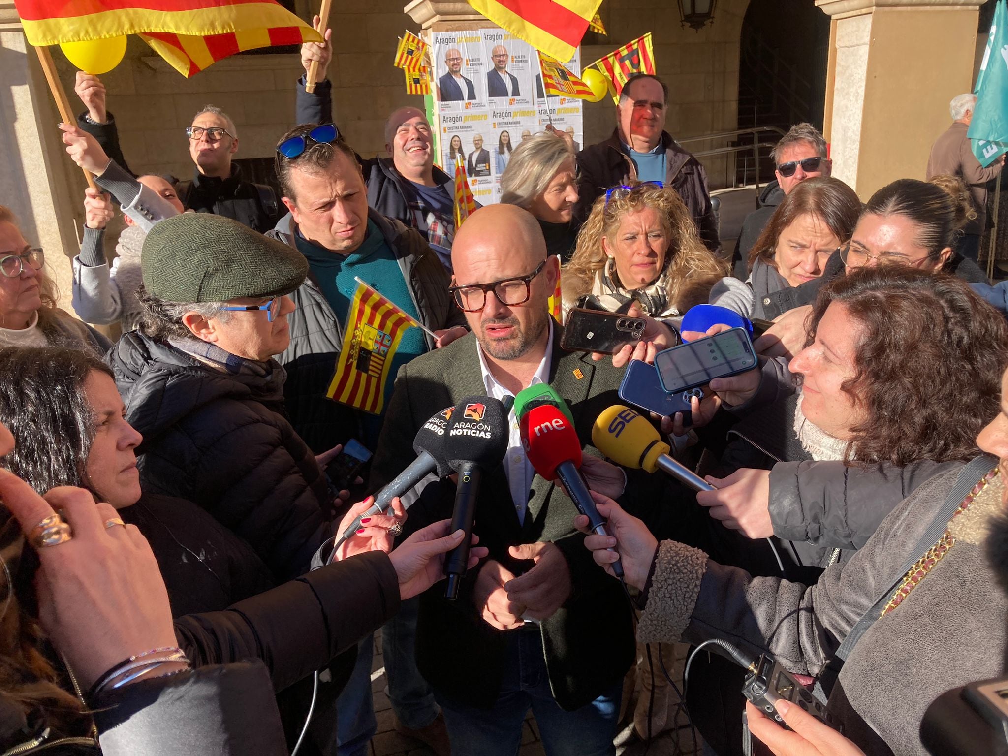 Alberto Izquierdo abre la campaña del PAR en Teruel