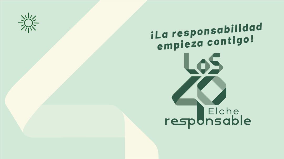 Imagen de la campaña Los 40 Responsable