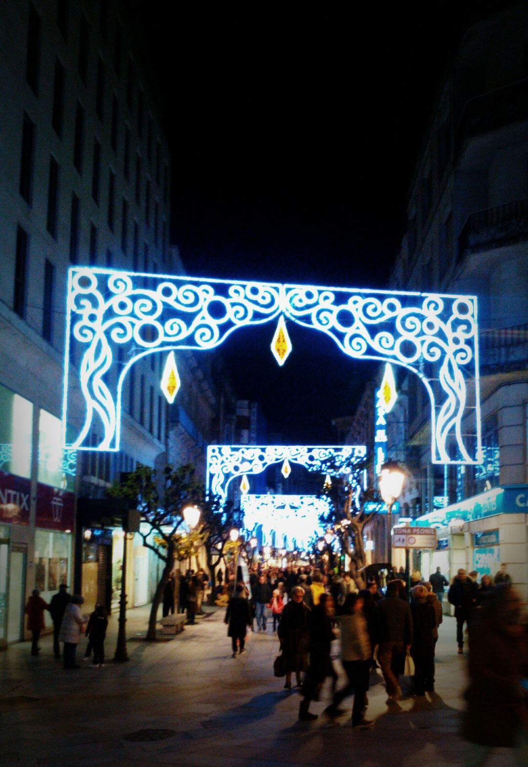 Iluminación navideña en Ourense