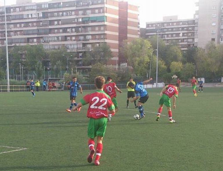 Momento de un partido del Club Leones del Atlas de Parla