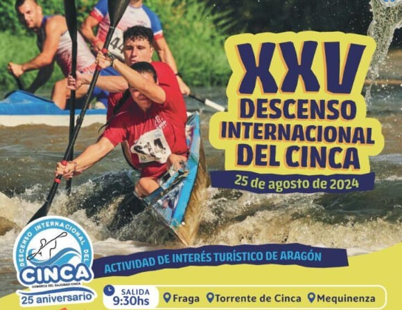 La comarca del Bajo Cinca edita 5.000 dípticos para celebrar la 25º aniversario del Descenso Internacional del Cinca