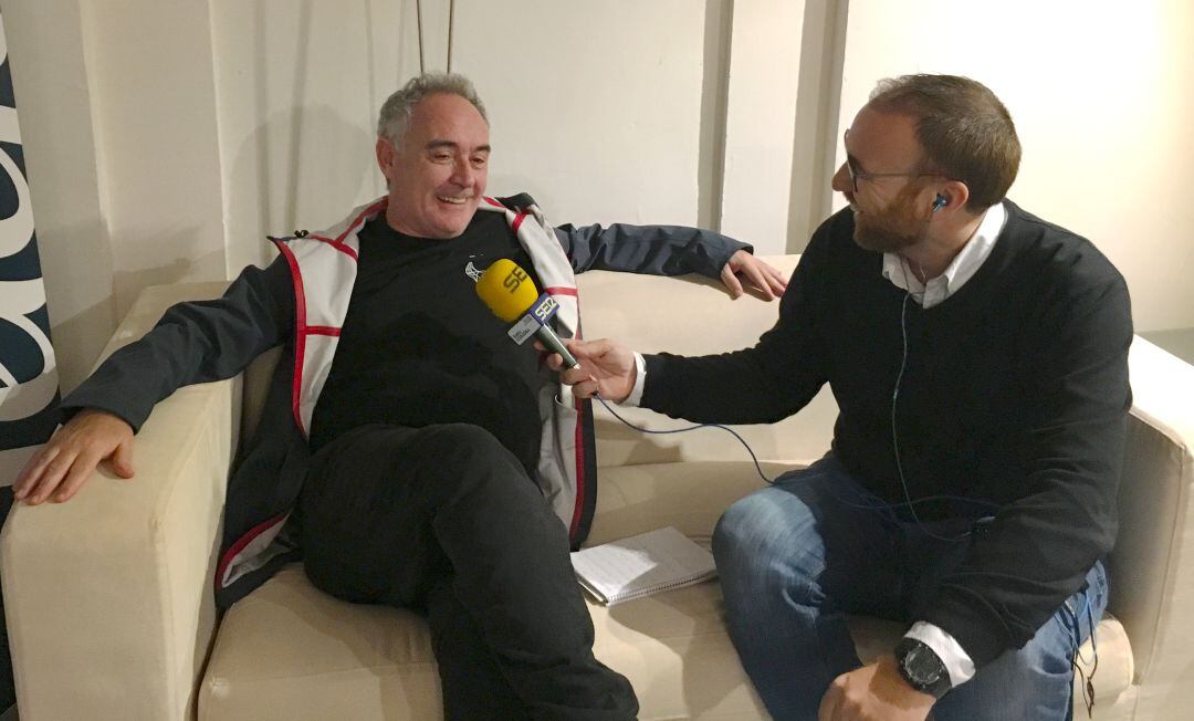 Ferran Adrián en la entrevista concedida a Radio Córdoba