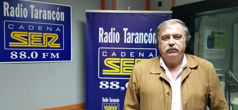 José Antonio Morales momentos antes de su charla en nuestros estudios