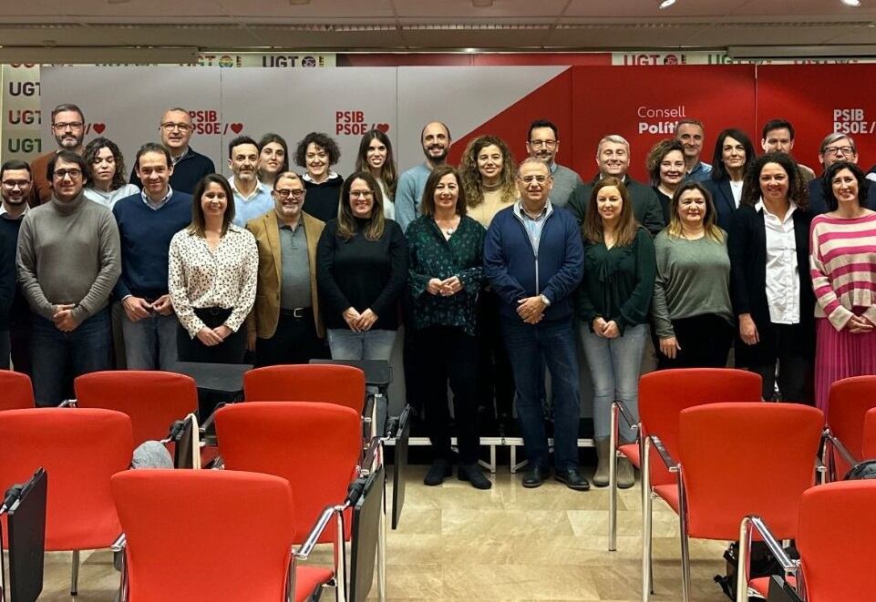 Un momento durante el Consell Político del PSIB-PSOE