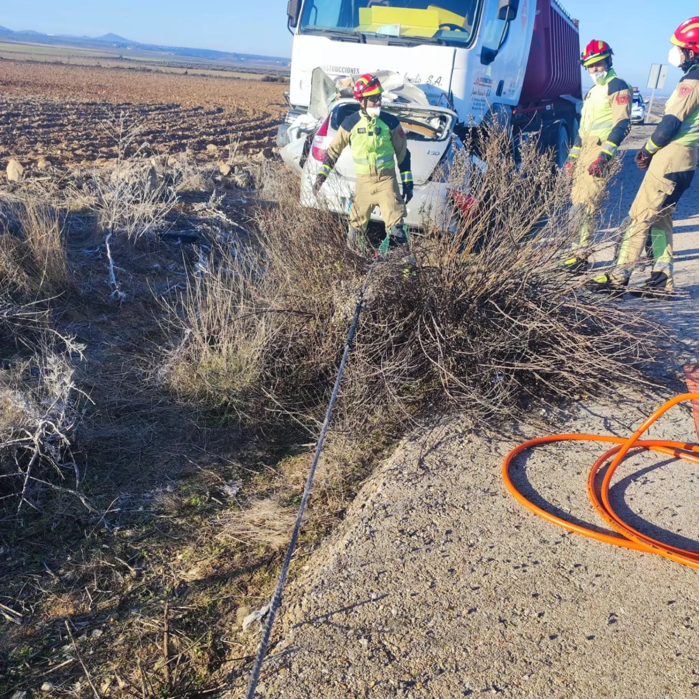 Accidente de este viernes