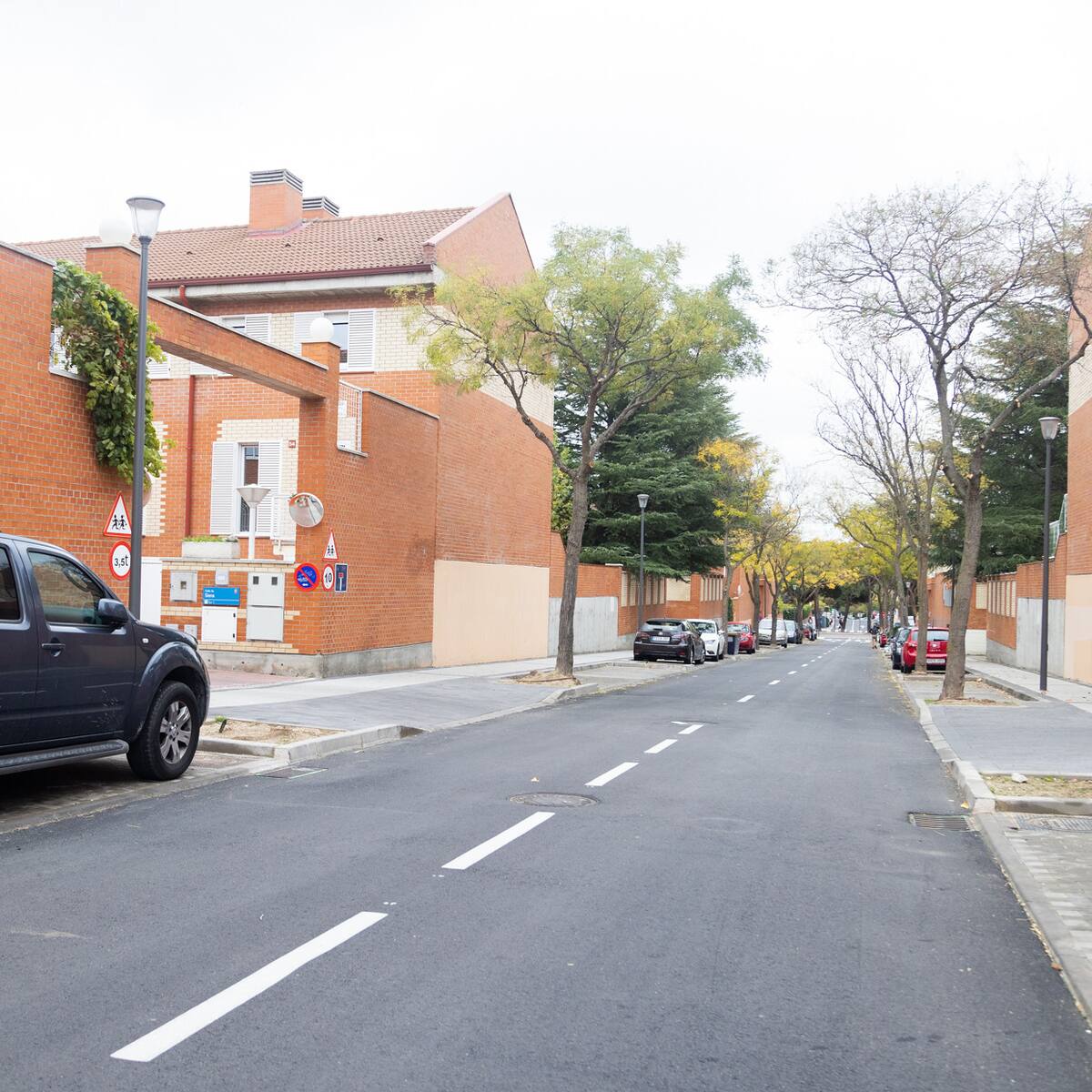 Concluyen las obras del Sector América y las calles Corinto, Magenta y Añil en Tres Cantos