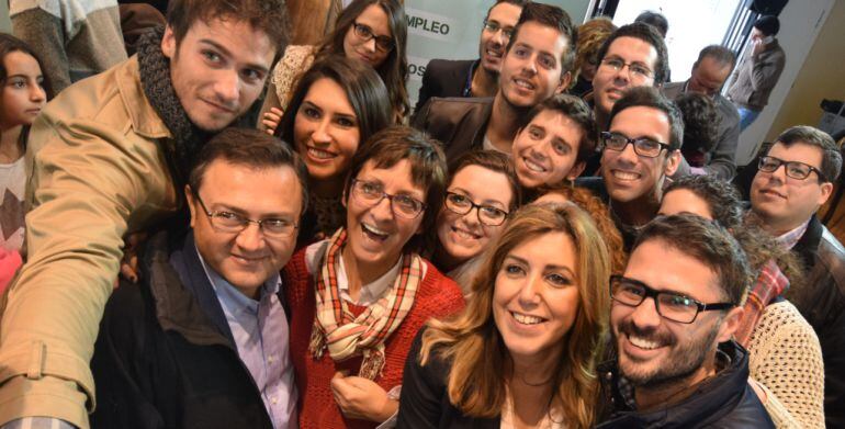 Susana Díaz en Antequera, febrero 2015