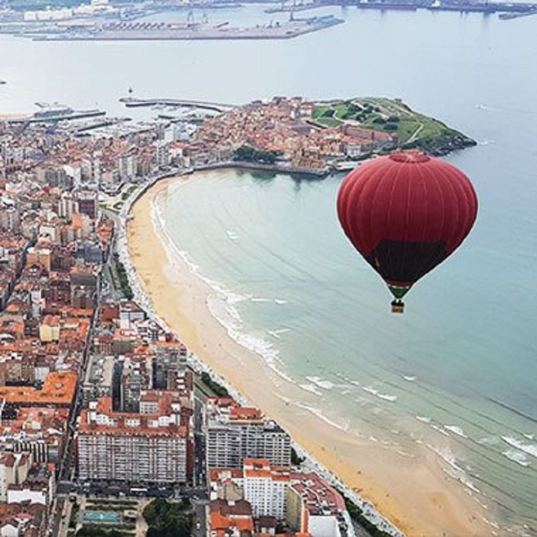 Gijón desde el aire