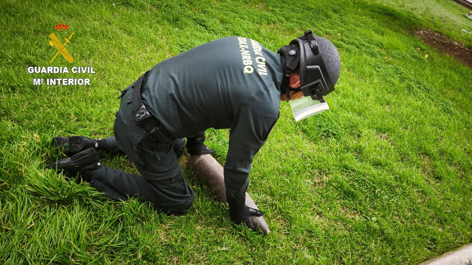 La Guardia Civil encuentra artefactos de la Guerra Civil en Castellón
