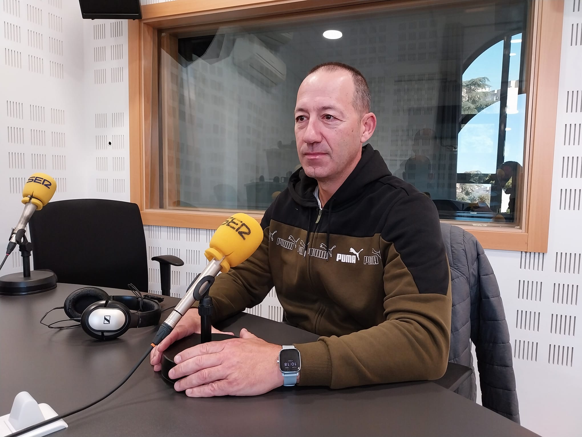 Director técnico del Club Taekwondo Getafe, Rubén Montesinos.