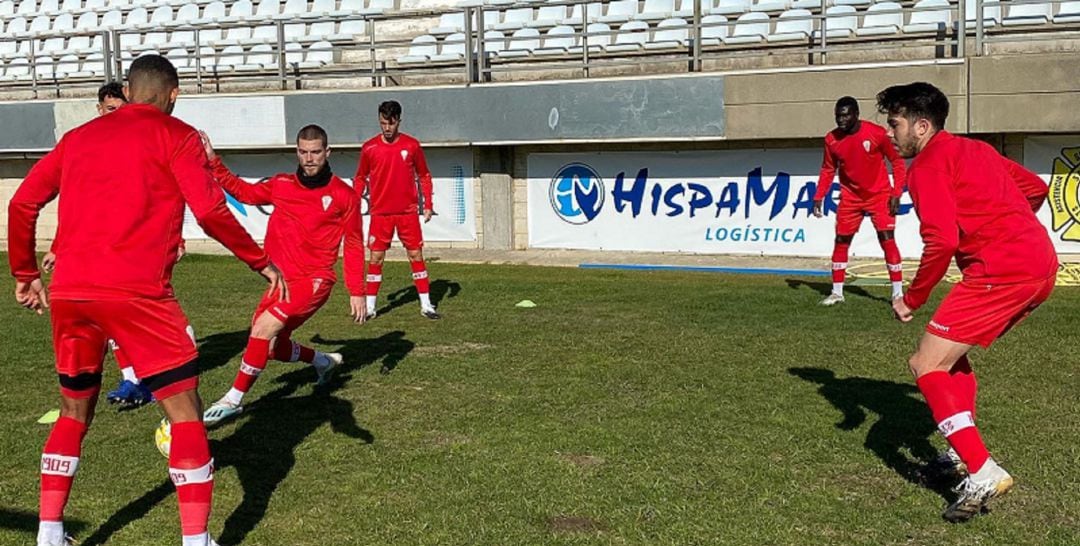 Un momento de un entreno.