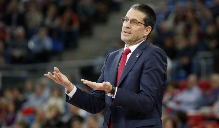 Pedro Martínez, durante el partido contra el MoraBanc Andorra.