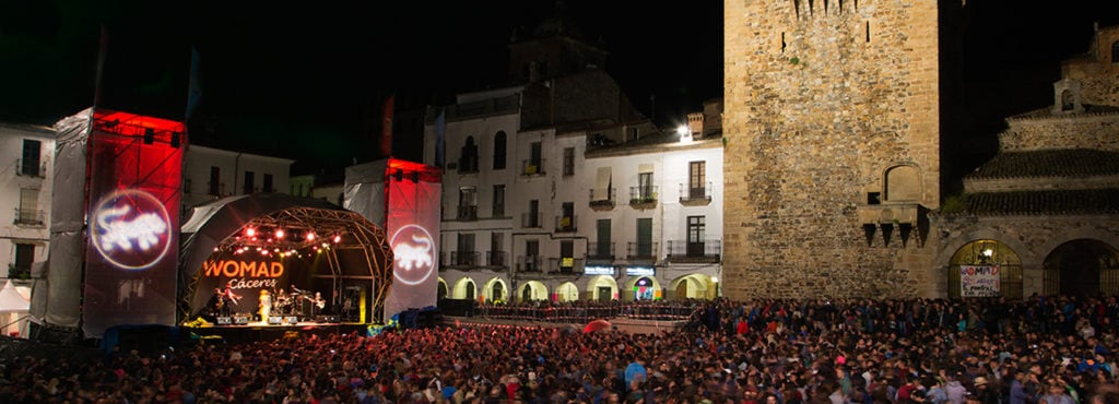 Concierto Plaza Mayor WOMAD Cáceres