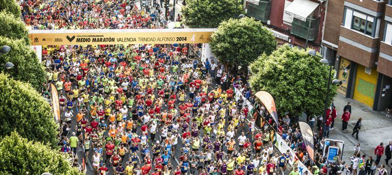 Salida Media Maratón Valencia 2014