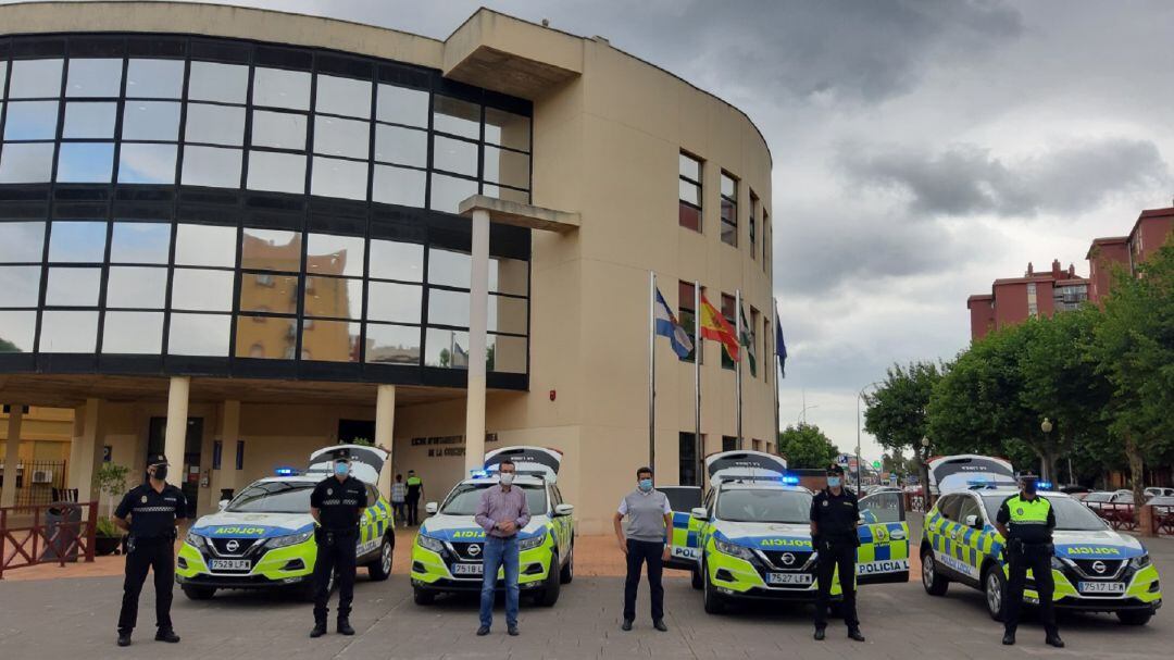 Presentación de los nuevos vehículos.