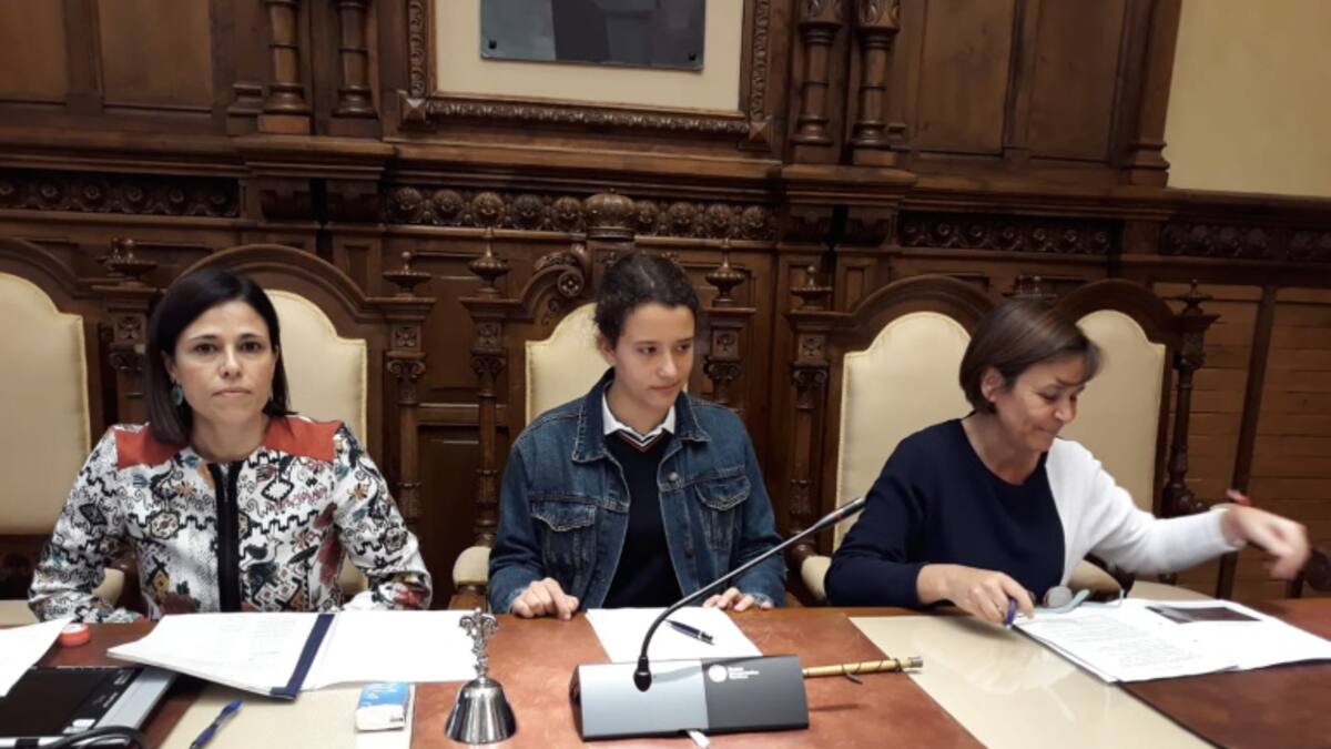 Los escolares toman el Pleno