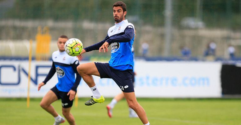 Juan Domínguez podría perderse el derbi contra el Celta