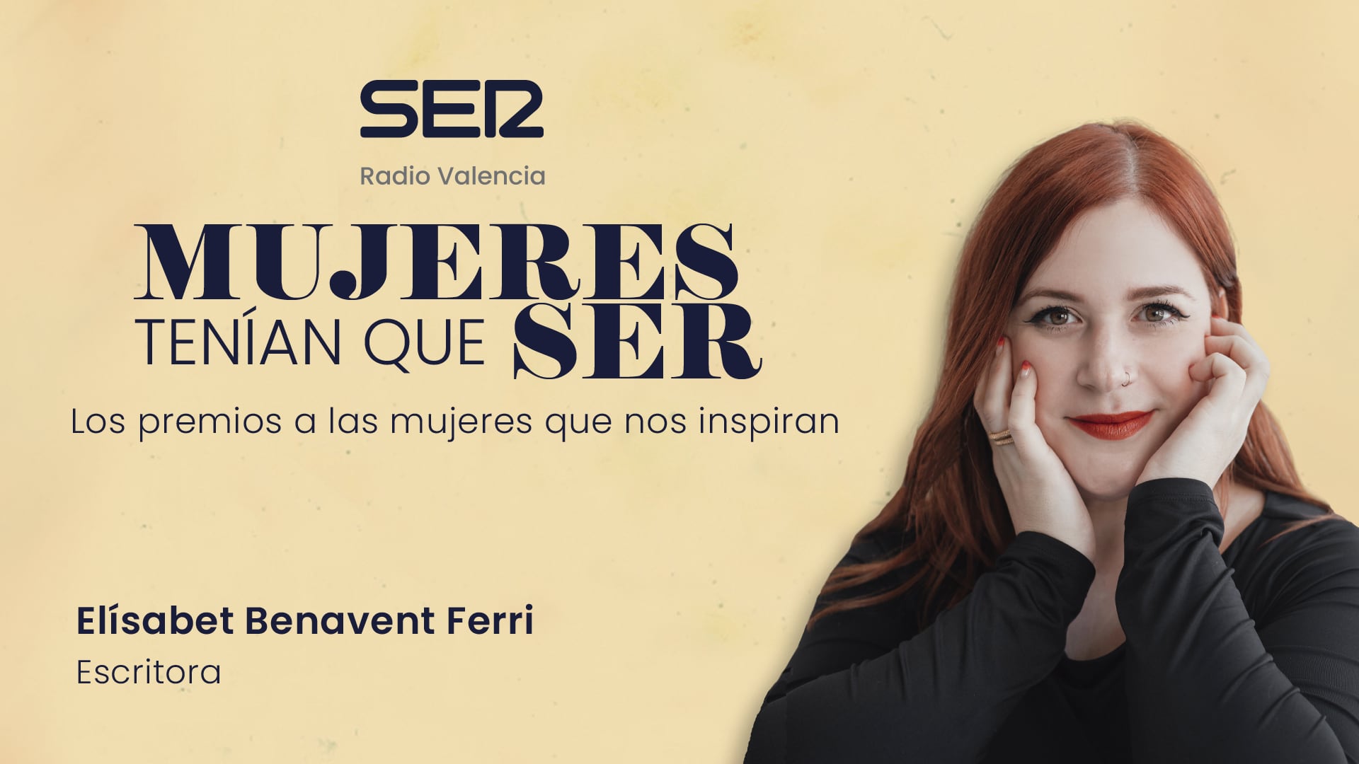 Elísabet Benavent, premios Mujeres Tenían que SER Radio Valencia