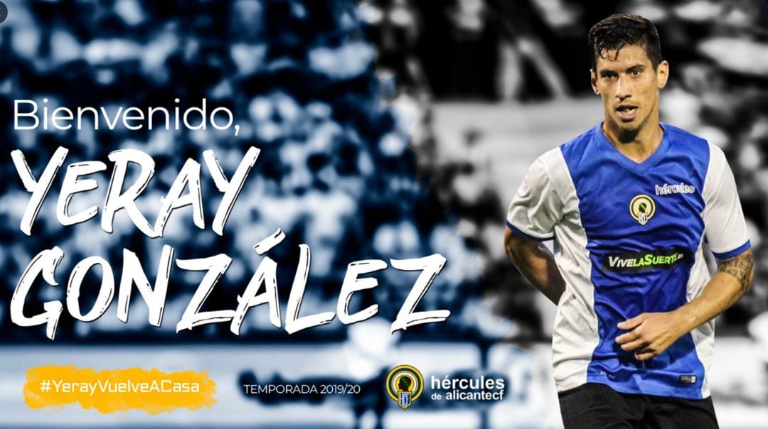 Yeray González, nuevo jugador del Hércules CF