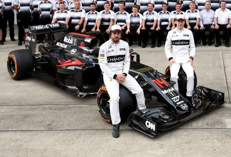 Fernando Alonso, con el McLaren-Honda con el que compitió en el Mundial 2016.