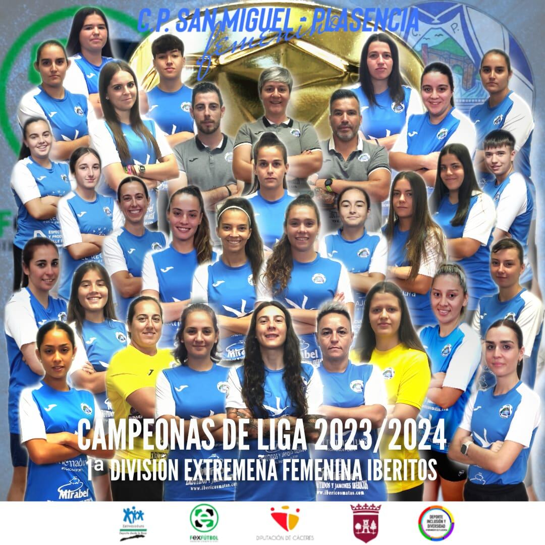 Fotografía de la plantilla del CP San Miguel Femenino