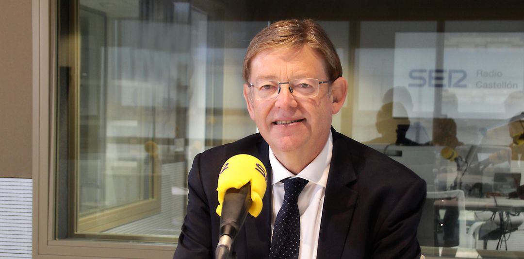 Imagen del president de la Generalitat, Ximo Puig, en una entrevista en Radio Castellón