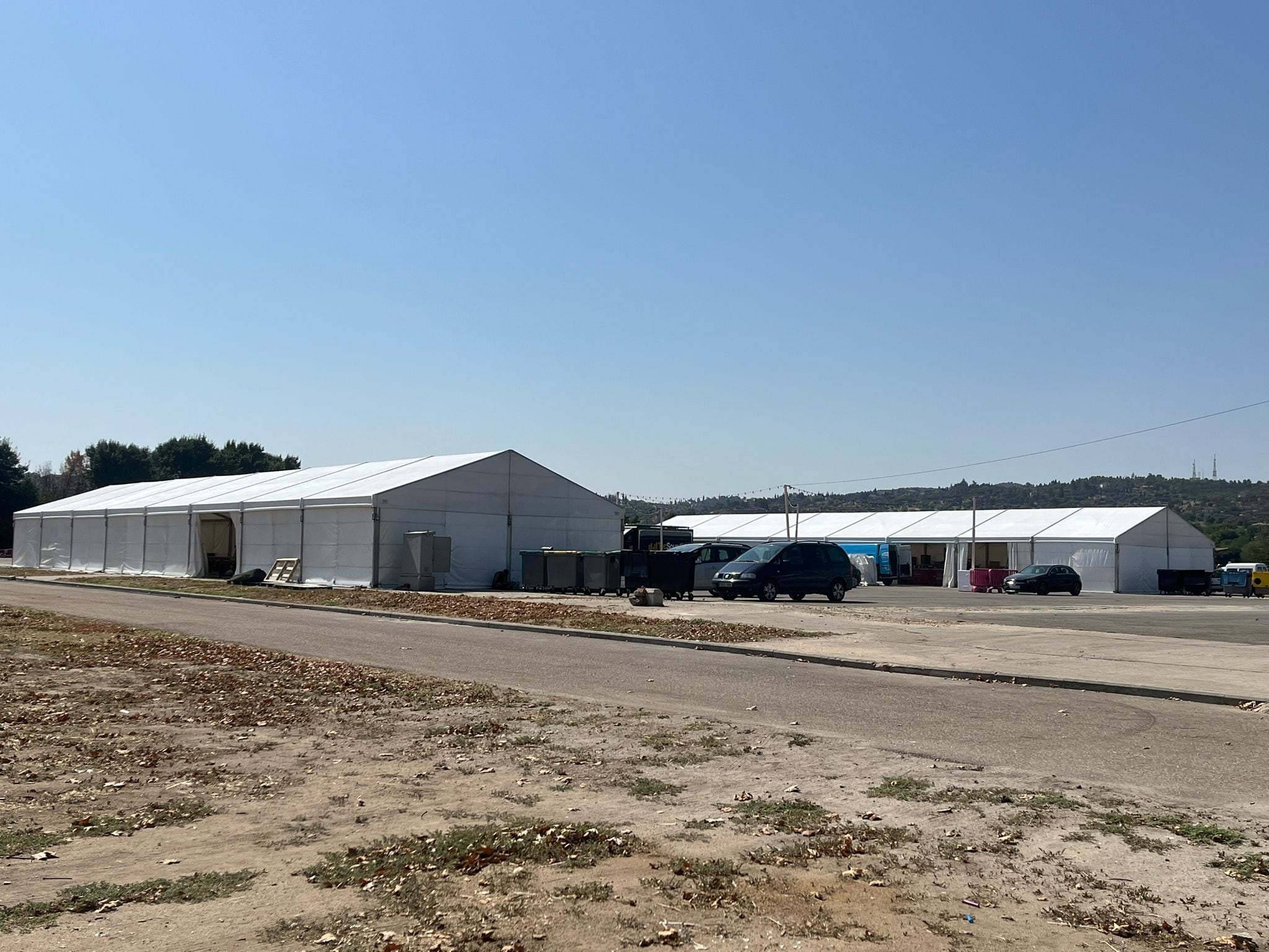 Las carpas de las ferias de agosto de Toledo