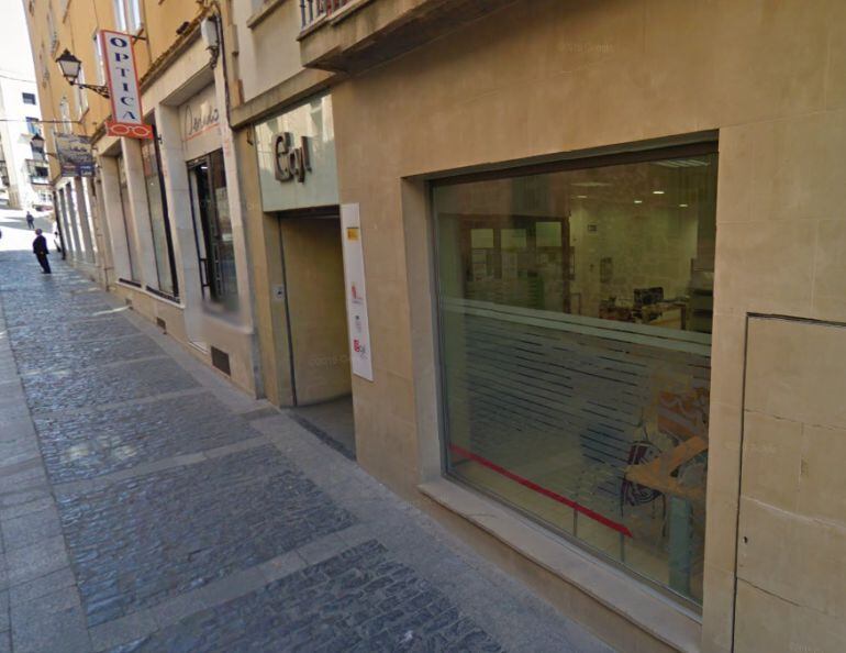 Oficina del ECyL de Soria en la calle Aduana Vieja.