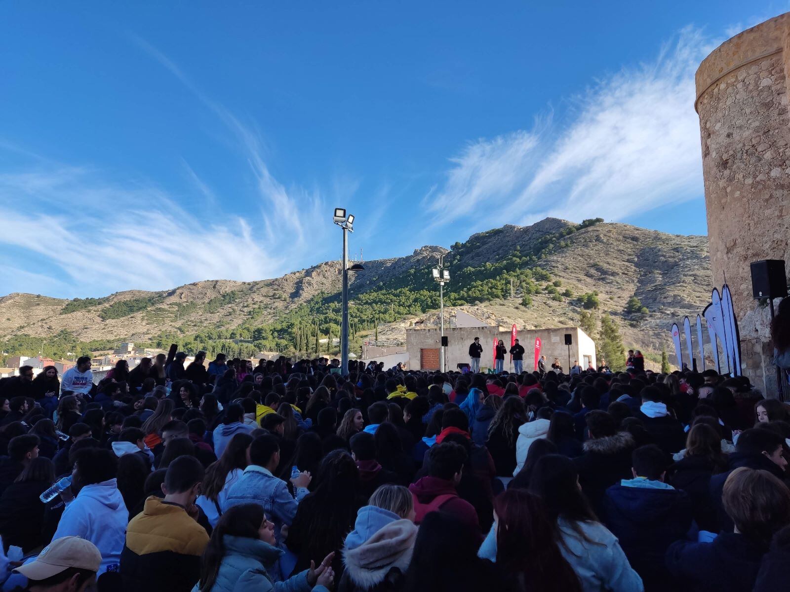 Imagen de la recepción junto al Castillo