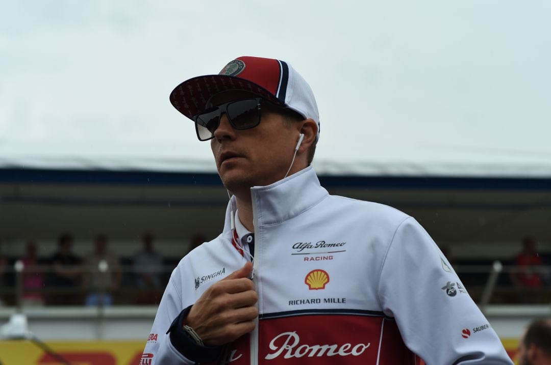 Raikkonen, durante el GP de Alemania. 