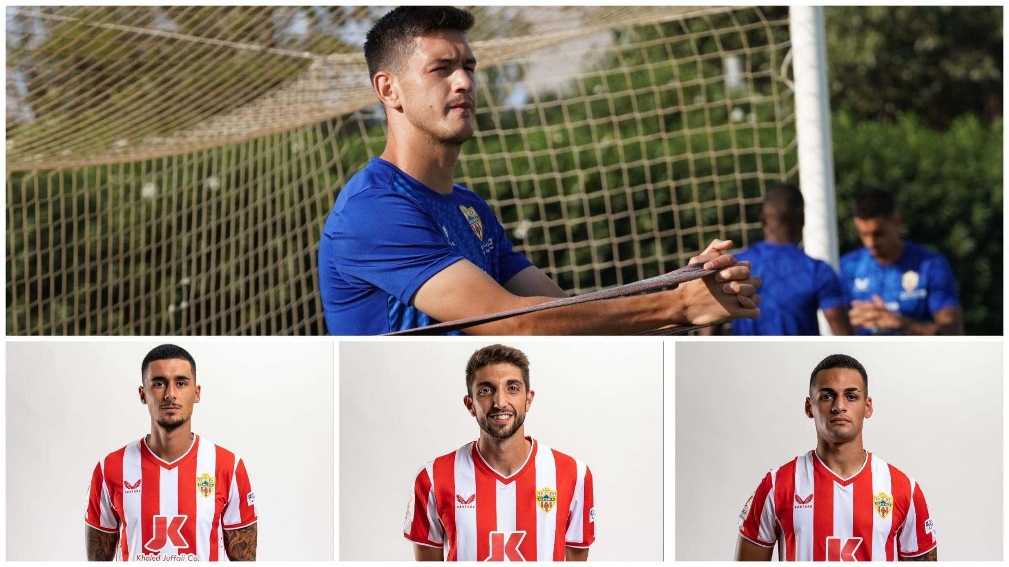 Los cuatro centrales que tiene Vicente Moreno en el Almería.