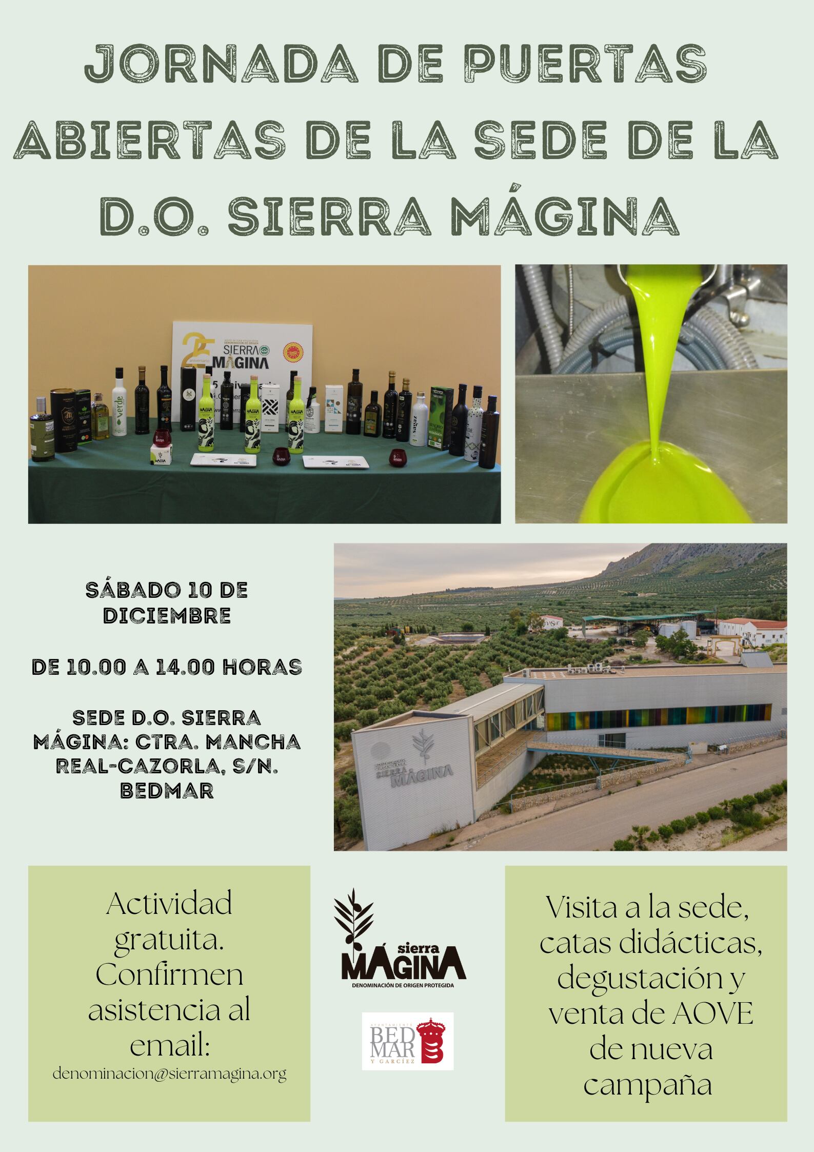 Cartel anunciador de la Jornada de Puertas Abiertas