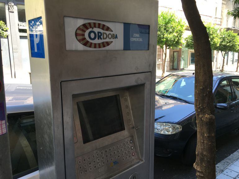 Parquímetro del centro de Córdoba