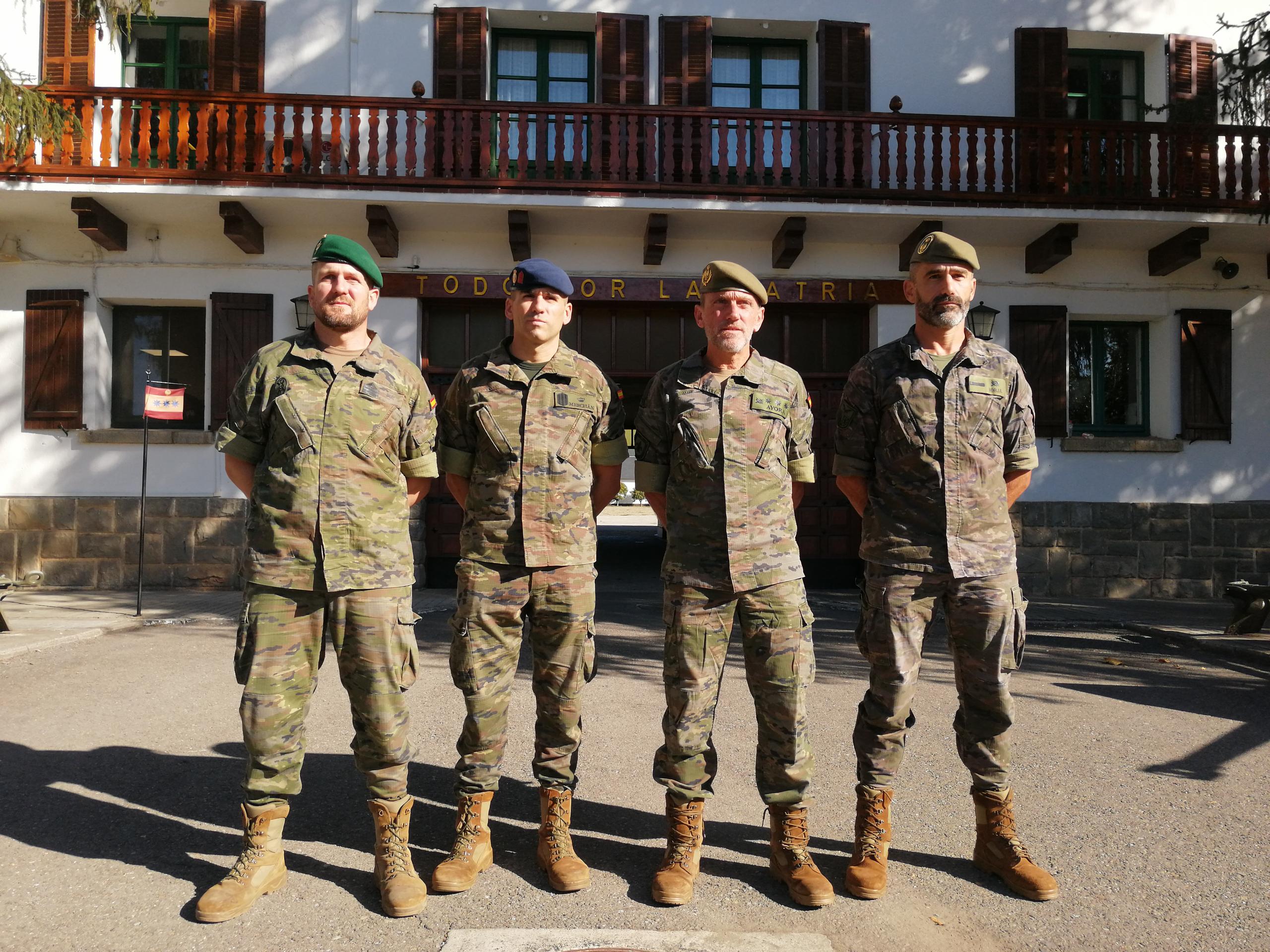 Miembros del GMAM: José Español, Francisco Borja Álvarez, Alberto Ayora y Jesús Gómez