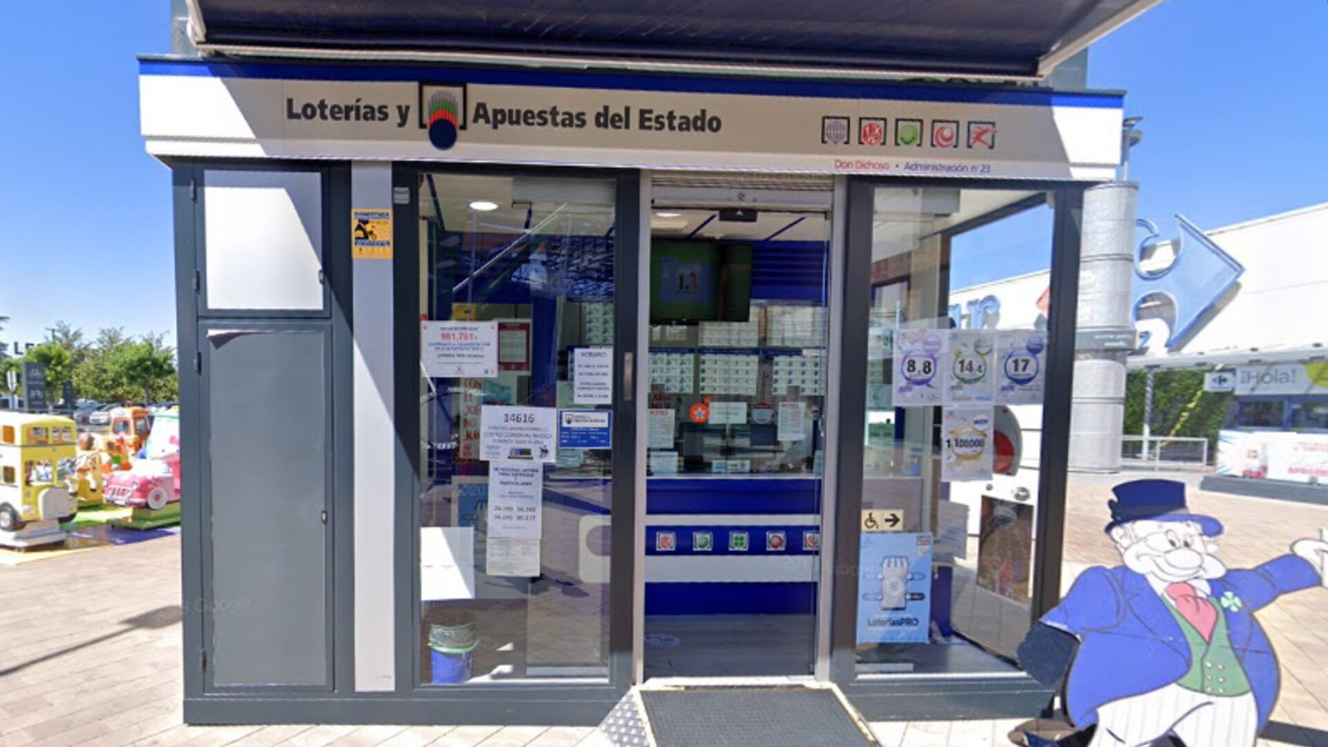 La administración de lotería en Nassica, Getafe