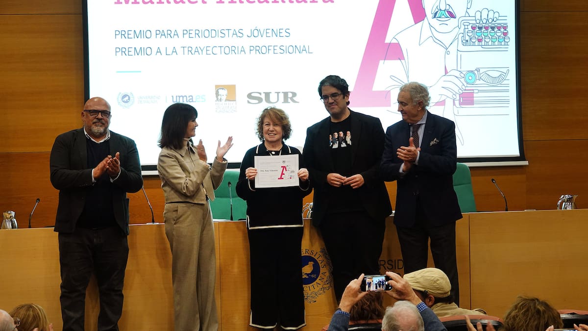 Rosa Villacastín, premio Manuel Alcántara