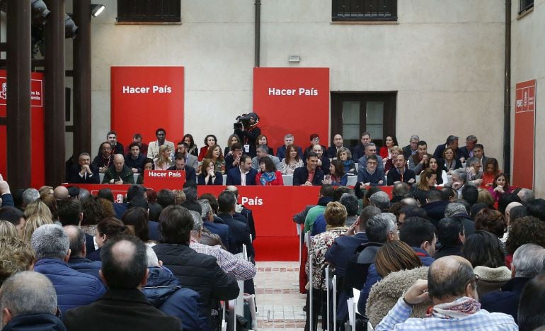 Vista de la reunión del Comité Federal del PSOE que se celebra en Aranjuez (Madrid). 