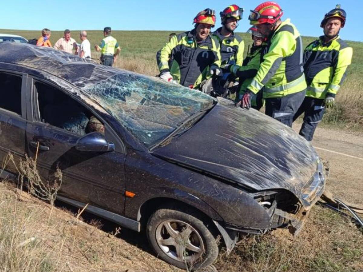 Dos fallecidos y dos heridos en un accidente de tráfico en el término de Lantadilla (Palencia)