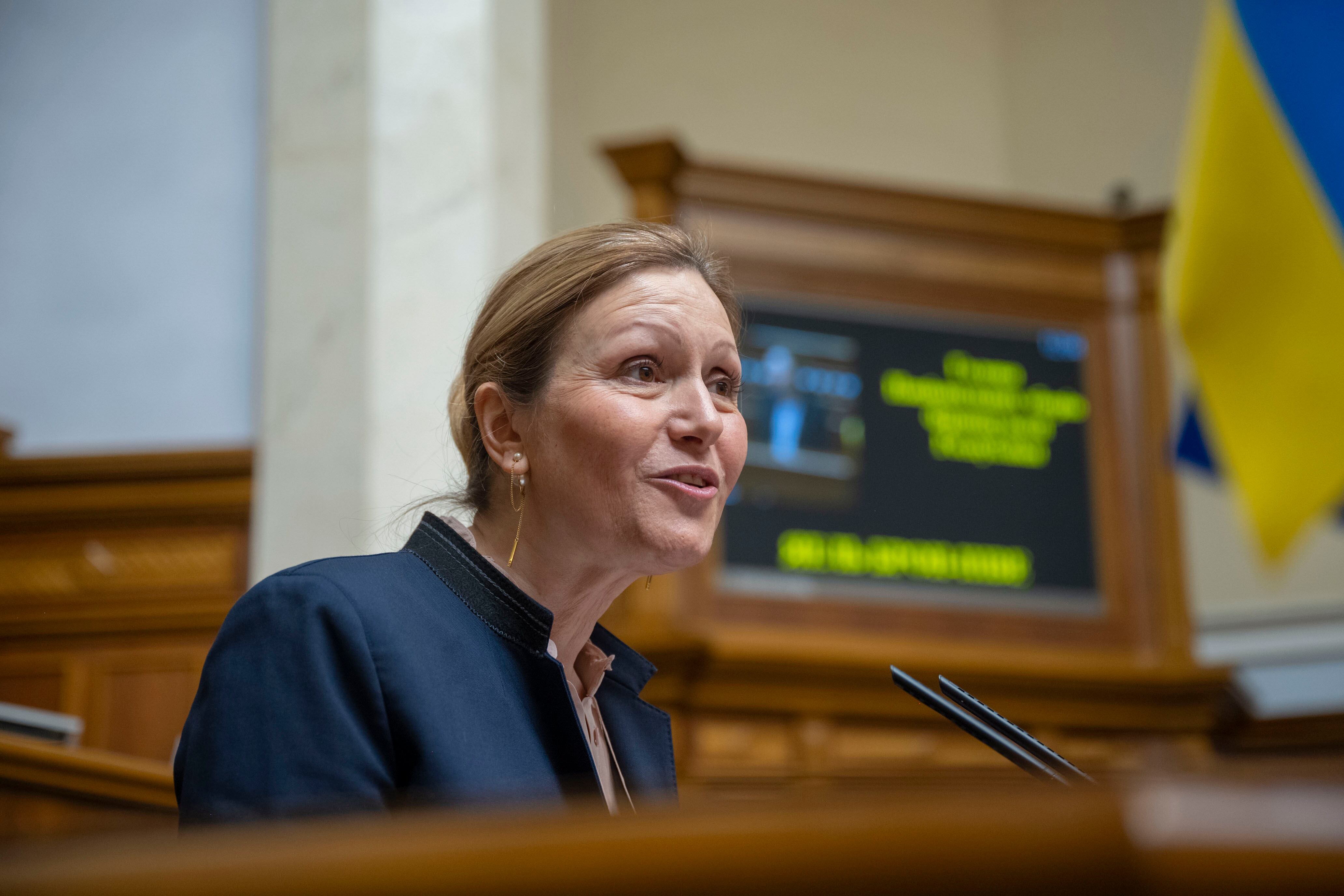 Yaël Braun-Pivet, la reelegida presidenta de la Asamblea de Francia, en una imagen de archivo.