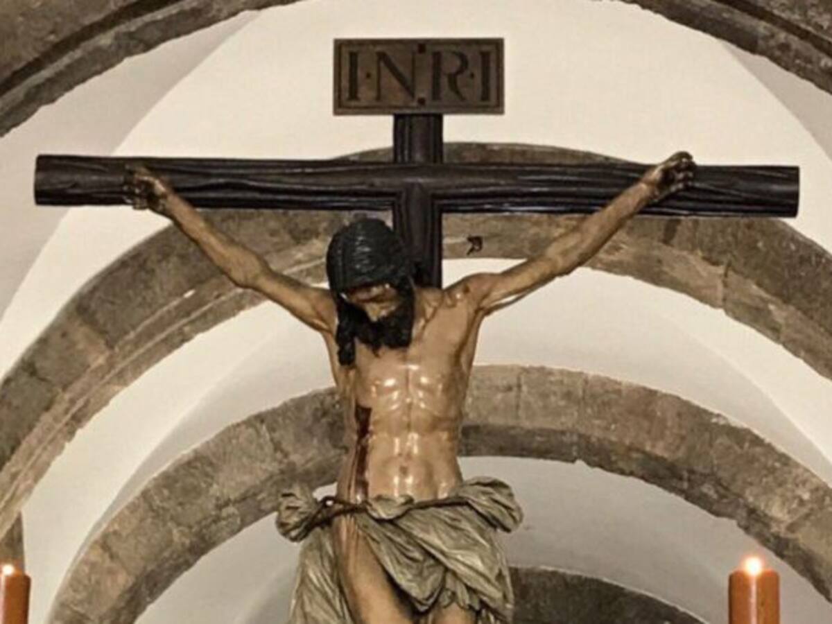 Los Estudiantes lleva a cabildo la restauración del Cristo de la Buena Muerte