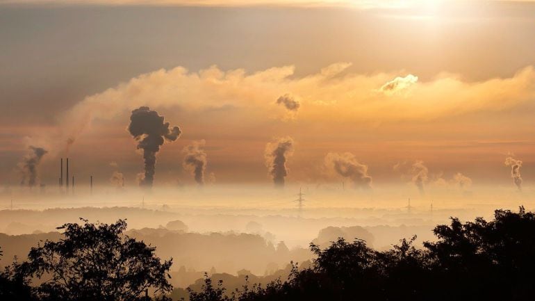 La contaminación atmosférica aumentó en España en el año 2017. 