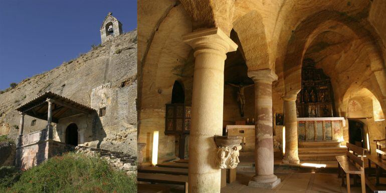 Ermita Rupestre de los Santos Justo y Pastor en Olleros de Pisuerga