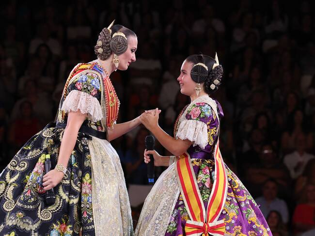 Las Falleras Mayor e Infantil de València 2023, Laura Mengó y Paula Nieto