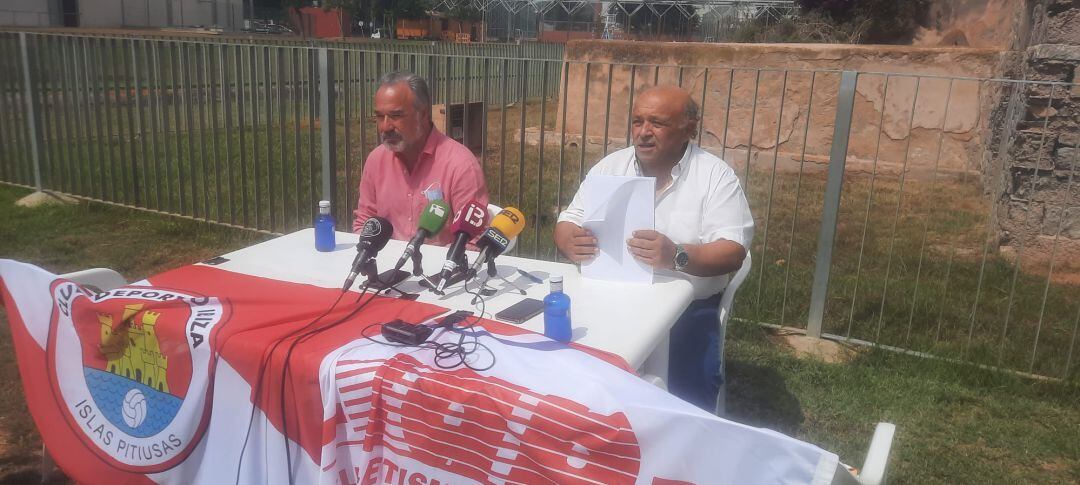 Roig y Palma en rueda de prensa