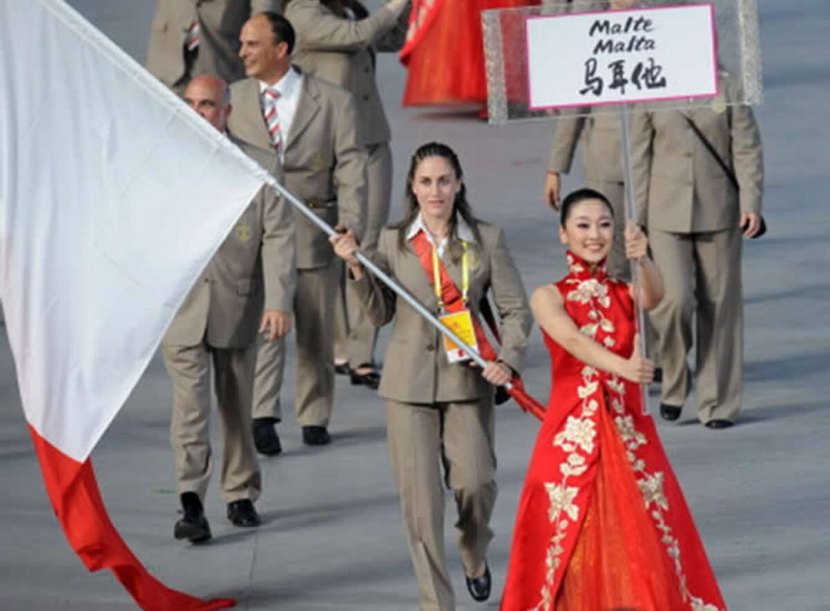 La delegación de Malta presenta a su equipo en Pekín