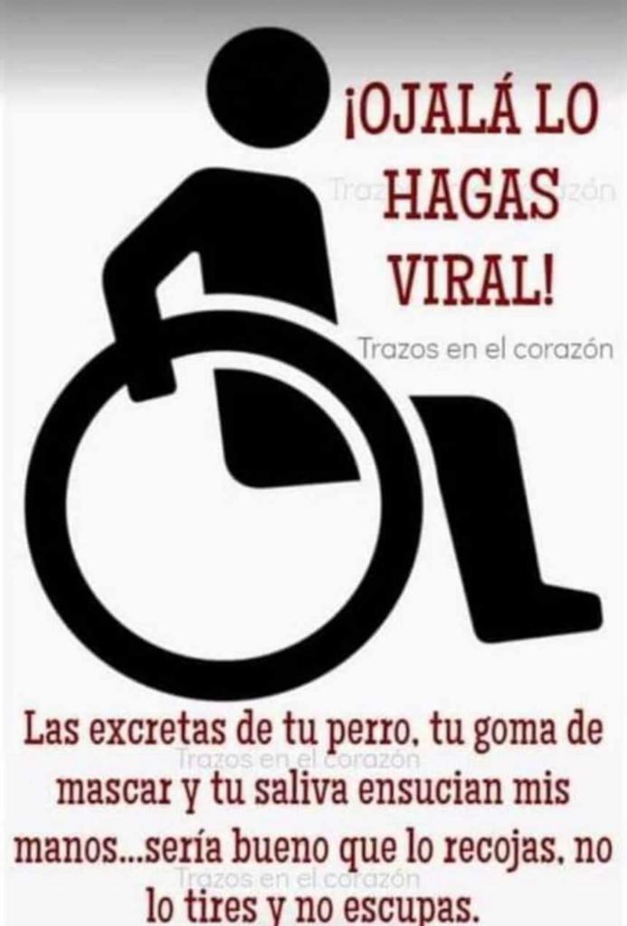 Campaña para concienciar sobre lo que se encuentran los usuarios de sillas de ruedas en las calles.