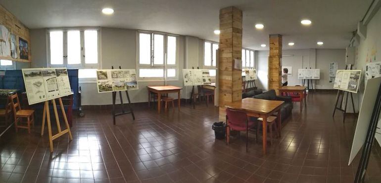 Imagen de la exposición con los diferentes proyectos