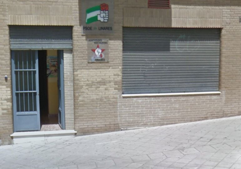 Sede del PSOE de Linares.